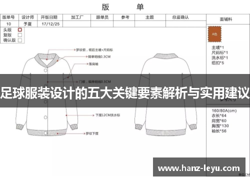 足球服装设计的五大关键要素解析与实用建议 足球服装设计的五大关键要素解析与实用建议